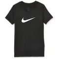 Nike Kids Dri-FIT Swoosh Training T-Shirt, Black, S