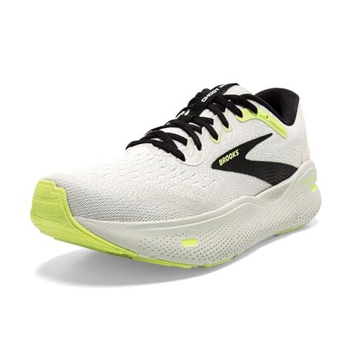 Brooks Men s Ghost Max Cushion Neutral Running & Walking Shoe, Grey/Black/Sharp Green, 12