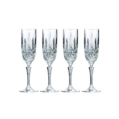 Marquis by Waterford Markham Flute Set of 4, 4 Count (Pack of 1), Clear