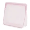 STASHER Stand-Up Reusable Silicone Storage Bag, Freezer bag, Food Container, Mega, 3.07L Pink 73094