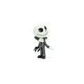 Jada Toys Disney The Nightmare Before Christmas 4" Jack Skellington Glow in The Dark Die-cast Collectible Figure, Toys for Kids and Adults