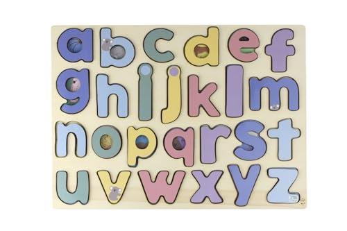 Koala Dream PM227 Australian Animals A-Z Lowercase Alphabet Puzzle: Wooden Educational Puzzle Tray
