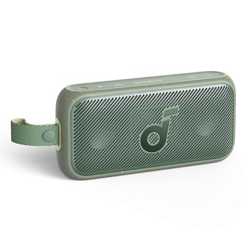 Soundcore Motion 300 Wireless Hi-Res Portable Speaker with BassUp, Bluetooth Speaker with SmartTune Technology, 30W Stereo Sound, 13H Playback, and IPX7 Waterproof, for Outdoor Travel, Backyard(Green)
