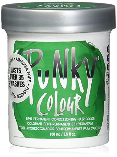Punky Colour Semi-Permanent Conditioning Hair Colour, PCJ97477, Apple Green, 100 millilitre