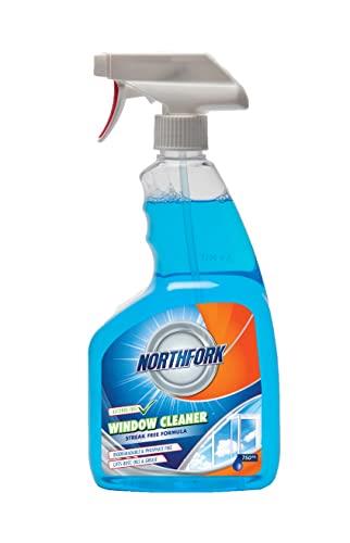 Northfork Alcohol Free Window and Glass Cleaner, 750 ml (12 Pieces)