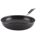 Anolon 87538 Smart Stack Hard Anodized Nonstick Frying Pan/Fry Pan/Hard Anodized Skillet - 12 Inch, Black