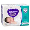 BabyLove Cosifit Newborn Nappies Size 1 (up to 5kg) | 1 Month Supply 252 Pieces (3 X 84 pack)