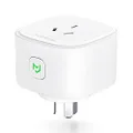 meross Smart Plug with Energy Monitor, Wi-Fi Outlet Compatible with Alexa, Google Assistant and SmartThings, 1 Pack