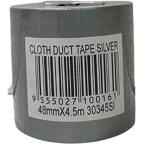 GSA Cloth Tape, Silver, 4.5 Metre Length x 48 mm Width