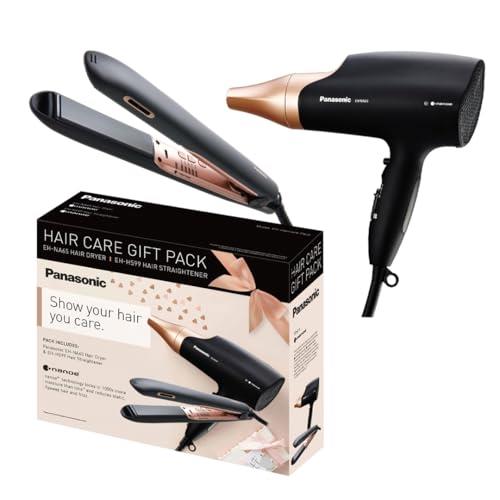 Panasonic Nanoe Hair dryer EH-NA65CN765 & Nanoe Hair Straightener EH-HS99-K765 Value Pack (EH-Haircare Pack)