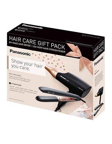 Panasonic Nanoe Hair dryer EH-NA65CN765 & Nanoe Hair Straightener EH-HS99-K765 Value Pack (EH-Haircare Pack)
