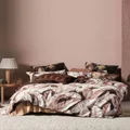 Linen House Kalena Quilt Cover Set, Cinnamon, Double Bed