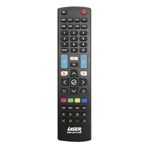 Laser Universal TV Remote Control - Compatible with Samsung, Sony, LG, Panasonic, Philips, Hisense, Sharp, Toshiba - Easy Pairing & Learning Mode - Perfect Replacement Solution