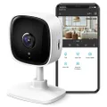 TP-Link Tapo 2K Indoor Security Camera for Baby Monitor, Dog Camera w/Motion Detection, 2-Way Audio Siren, Night Vision, Cloud &SD Card Storage (Up to 256 GB), Works with Alexa & Google Home (C110)