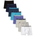 Calvin Klein Boys Underwear 8 Pack Boxer Briefs-Basics Value Pack, Mixed Pack, X-Large