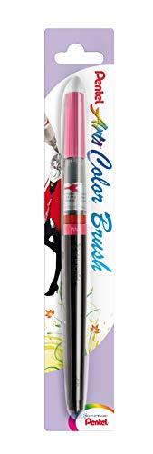 Pentel Arts Colour Brush Pink Ink in Blister Pack, 1 Colour Brush (XGFL-109X)