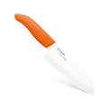 Kyocera Santoku Knife Santoku Knife, White/Orange, FK-140 WH-OR