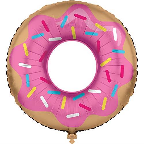 Creative Converting Donut Time Shape Foil Balloon, 76 cm Size