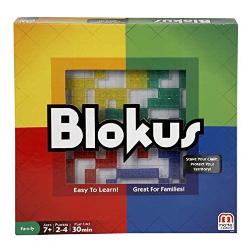 Mattel Games Blokus | Family Strategy Shape Blocking Game for 2-4 Players