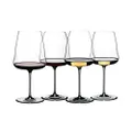 Riedel 5123/47 Winewings Tasting Wine Glass Set, Set of 4, Clear