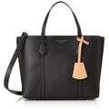 Tory Burch 81928 Perry Small Triple-Compartment Tote Shoulder Bag, Black, Free Size