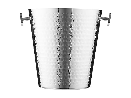 Maxwell & Williams Cocktail & Co Lexington Hammered Champagne Bucket Silver