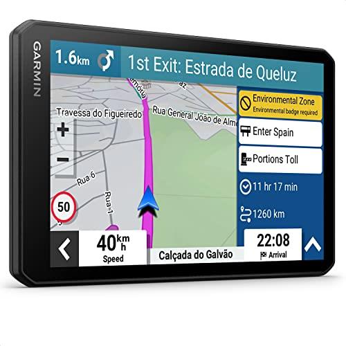 Garmin DriveCam 76 - Navigation Device with Integrated Dash Cam, Collision Alarm and Lane Departure Assist. 7 Inch HD Display, 3D EU Maps with Environmental Zones, Real Time Traffic Info, Black