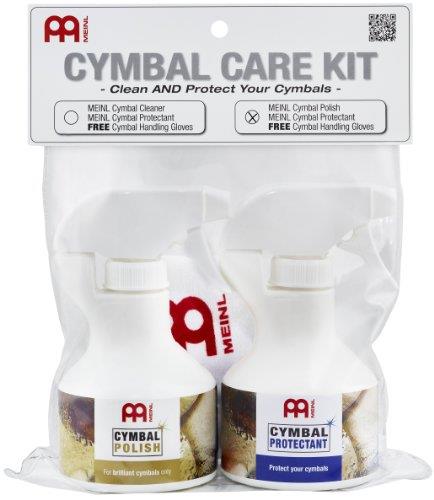 Meinl Cymbals Cymbal Care Kit with Cleaner and Polish - MADE IN GERMANY - Includes Handling Gloves (MCCK-MCP)