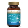 Herbs of Gold Vitamin D3 1000 240 Capsules, 240 count