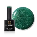 Bluesky Mistletoe Magic Gel Nail Polish 10 ml, Green Glitter