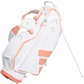 adidas Performance Light Stand Golf Bag, White/Pink