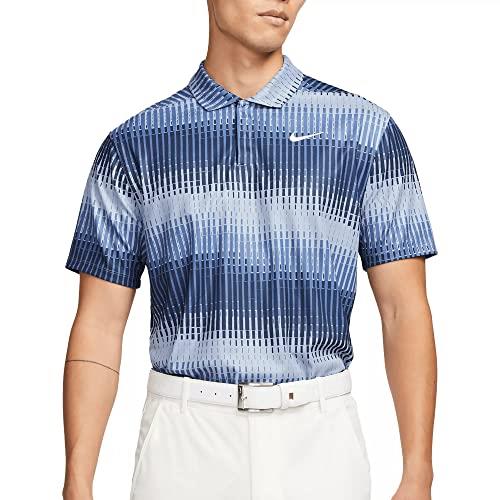 Nike Mens Dri-FIT Polo Golf Shirt ADV Tiger Woods TW Collection (as1, Alpha, s, Regular, Regular, Ashen Slate/Black/White)