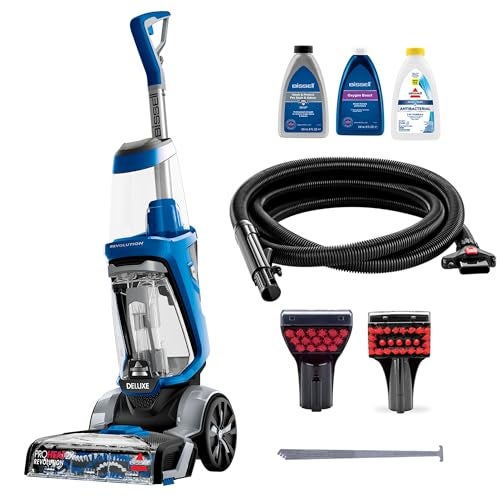 BISSELL ProHeat 2X Revolution Deluxe Carpet Cleaner 3637T | NEW TurboStrength Motor, Outcleans the Leading Rental, 30min Dry Time, Upholstery Tools & Formulas Included for Tough Stains & Pet Messes