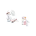 Tommee Tippee Breast Pump Bundle, efficient pumping with the Single Electric Pump + the Silicone Manual Pump ideal Let Down Catcher