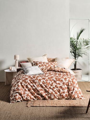 Linen House Tourelles Quilt Cover Set, Paprika, Double Bed