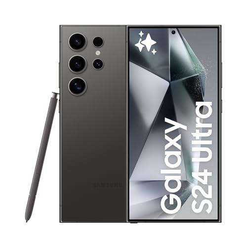 Samsung Galaxy S24 Ultra AI Smartphone, 12GB RAM 256GB, Titanium Black
