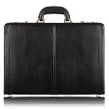 McKlein 80455 USA V Series Lawson Leather 3.5" Attaché Briefcase, Black