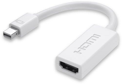 Belkin Mini DisplayPort to HDMI Adapter for Mirroring Digital Screens (White)