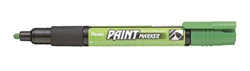Pentel Paint Marker 3.0mm Bullet Point Light Green Ink, Box of 12 Markers (MMP20-K)