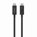 Belkin Active Thunderbolt 4 Cable (1M 6.6FT), USB Type C Connection with 100W Power Delivery PD Enabled, USB 4 Compliant and Compatible with TB3, MacBook Pro, eGPU, and More, Black (INZ003)