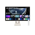 LG 27SR50F 27 inch Full HD (1920 x 1080) IPS Smart Monitor with webOS, ThinQ Home Dashboard, AirPlay 2, Screen Share, Bluetooth, 2xHDMI, 2xUSB, Remote Control, White