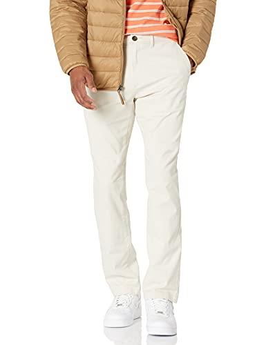 Amazon Essentials Men's Slim-Fit Casual Stretch Khaki Pant, Stone, 34W x 28L