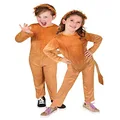 Rubies Lion Costume for 6-8 Years Kids Brown