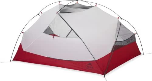 MSR Hubba Hubba 3-Person Backpacking Tent Sahara/Red