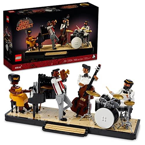 LEGO Ideas Jazz Quartet 21334 Building Kit; Build-and-Display Model for Adults with a Passion for Music (1,606 Pieces)
