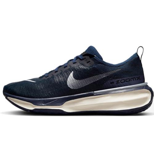 Nike Men's Invincible 3 Road Running Shoes (College Navy/Midnight Navy/Black/Metallic Silver, us_Footwear_Size_System, Adult, Men, Numeric, Medium, Numeric_8)