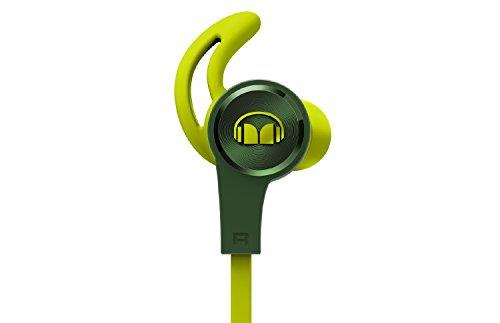 Monster iSport Achieve Headphones with Mic - in-Ear with Mic - Green