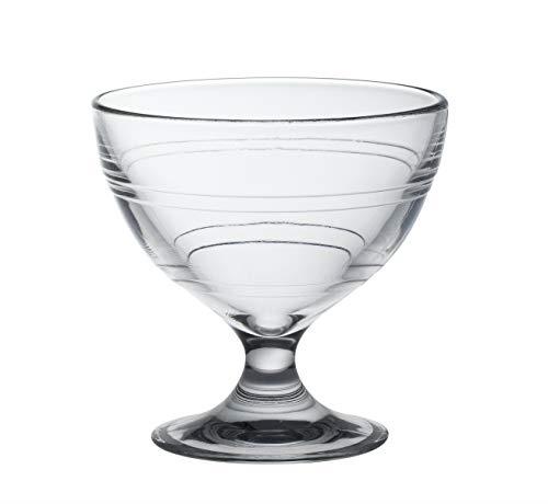 Duralex Gigogne Dessert Cup, Clear, 250 ml Capacity (6 Pieces Set)