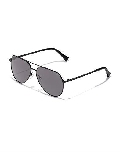 Hawkers Unisex Black Sunglasses, BLACK, 60 US