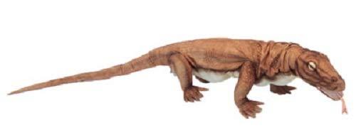 Hansa Komodo Dragon Plush Toy, 147 cm Length, Brown
